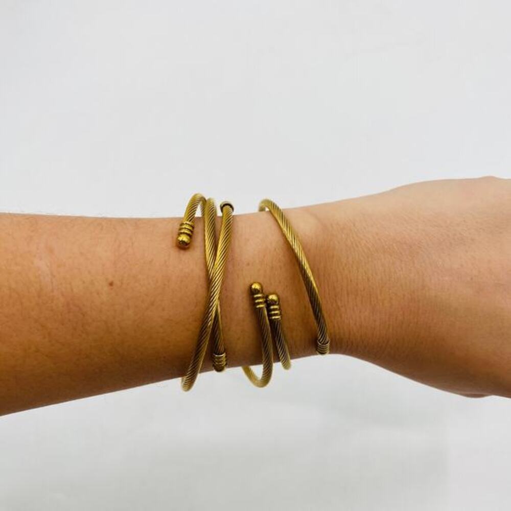 Gold Rope‎ Style bracelet set - Picture 5 of 5